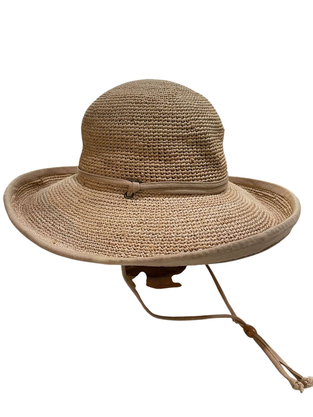 Scala Wide Brimmed Straw Sun Hat One Size